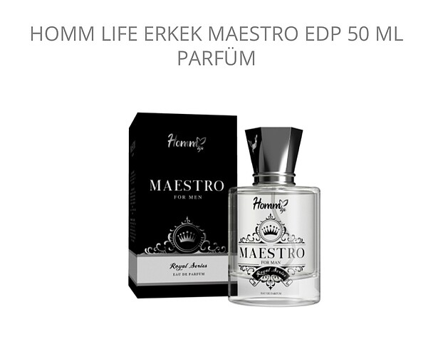 Maestro Erkek parfümü