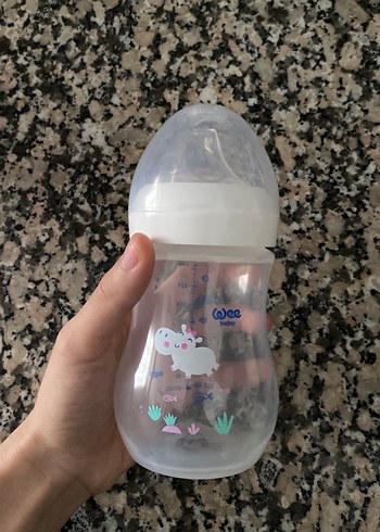 Vee Baby 250ml Pastel Pembe Alıştırma Bardağı - Görsel 4