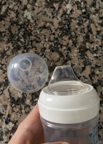 Vee Baby 250ml Pastel Pembe Alıştırma Bardağı - Görsel 5