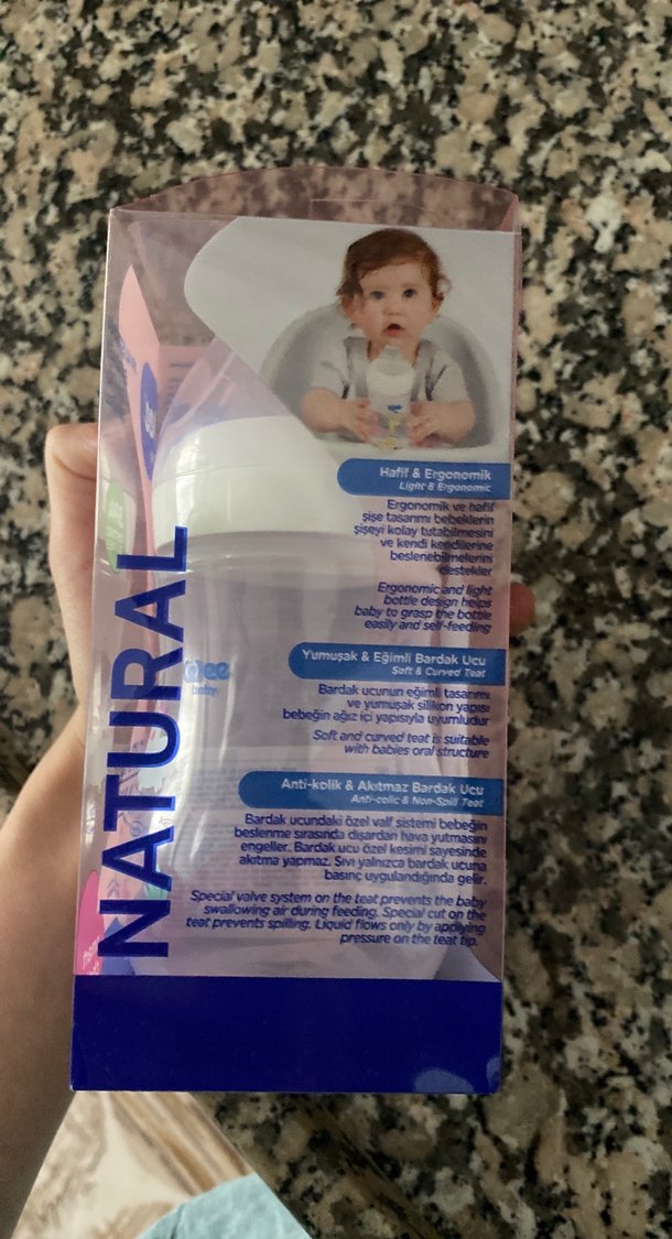 Vee Baby 250ml Pastel Pembe Alıştırma Bardağı - Görsel 2