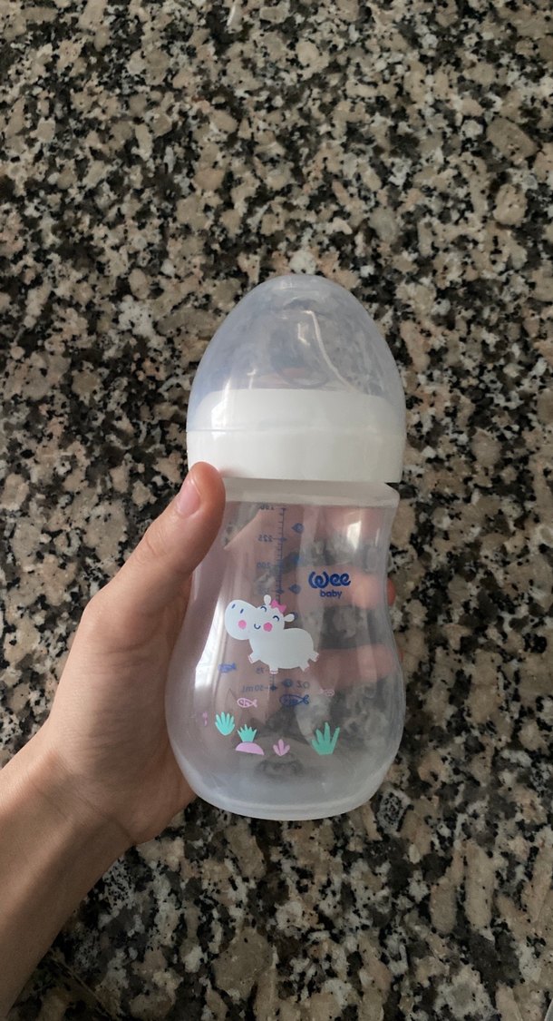 Vee Baby 250ml Pastel Pembe Alıştırma Bardağı - Görsel 4