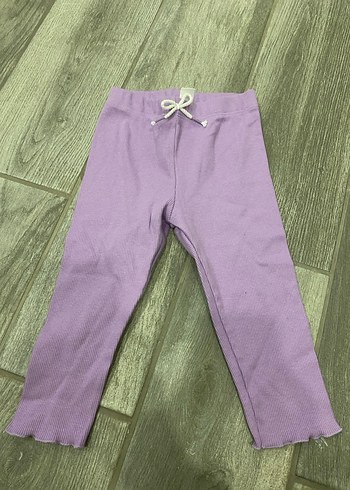 Kızlar için Mor Pastel Tayt