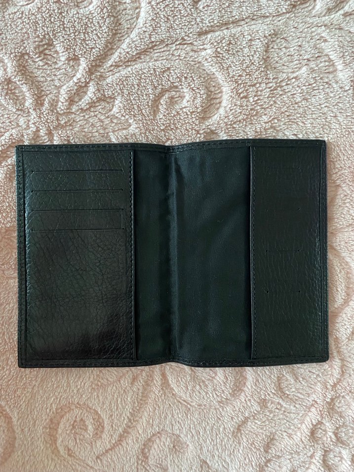 Siyah Minimalist Erkek Cüzdan - Görsel 2