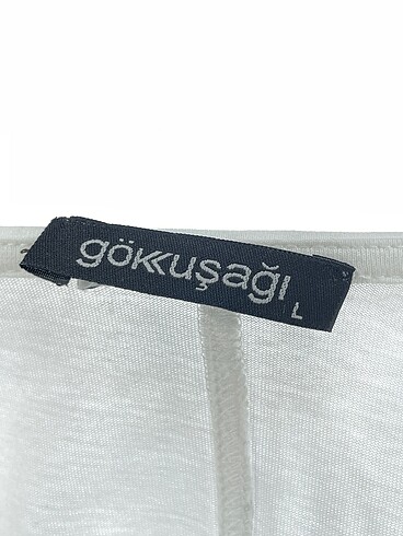 l Beden beyaz Renk Diğer T-shirt %70 İndirimli.