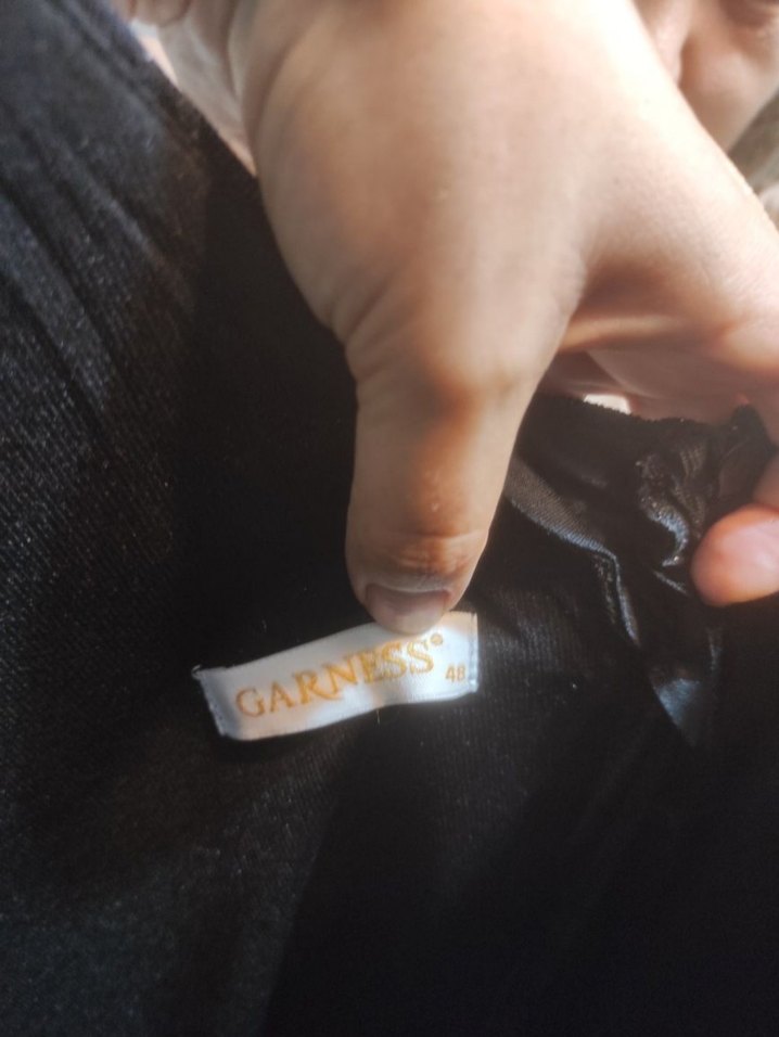 Drapeli V Yakalı Siyah Uzun Abiye Elbise - Görsel 4