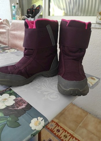 Kız Çocuk Mor Cırtlı Kauçuk Bot - Görsel 2