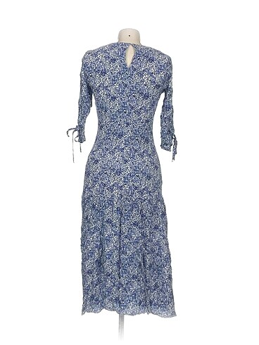 36 Beden Laura Ashley Uzun Elbise %70 İndirimli.