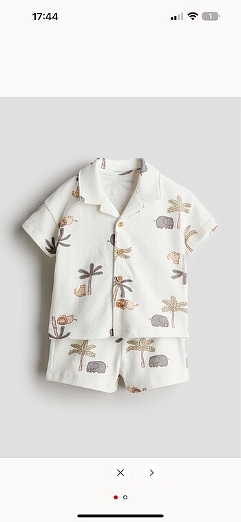H&M erkek bebek ikili takım