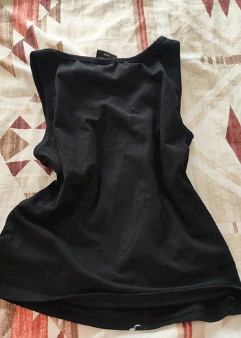 Diğer Siyah Gotik grunge Straplez Baskılı Kadın Atlet
