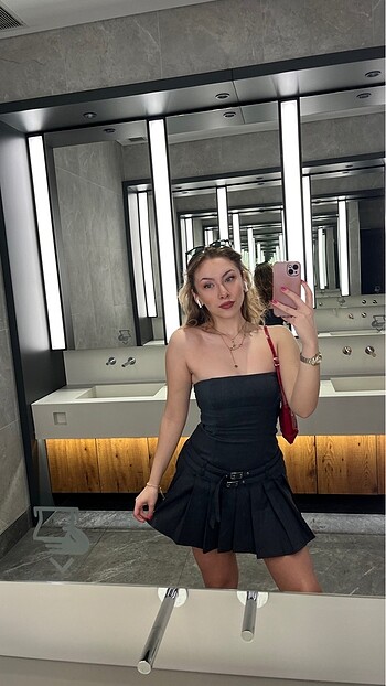 Bershka Bershka straplez elbise