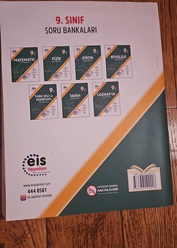 9. Sınıf Biyoloji Soru Bankası - EIS Yayınları - Görsel 5