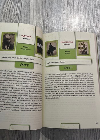 AYT Eser Özetleri El Kitabı 272 Özet ve Bilgiler - Görsel 2