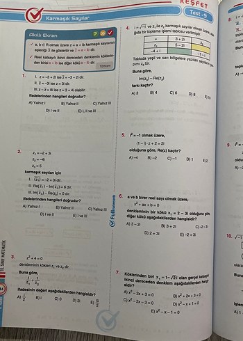 10. Sınıf Matematik Soru Bankası Full - Görsel 4
