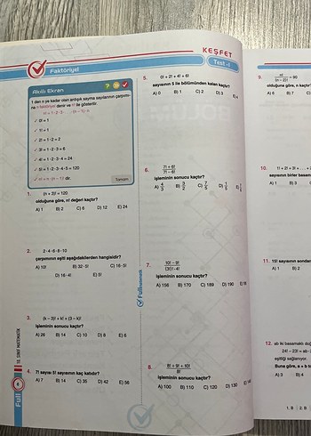 10. Sınıf Matematik Soru Bankası Full - Görsel 2
