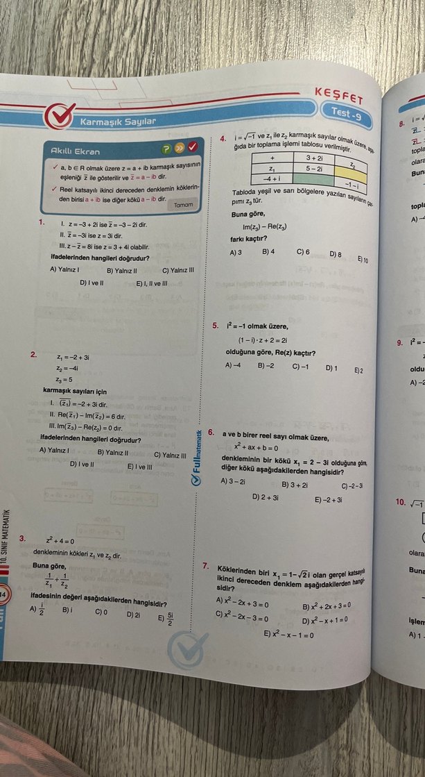 10. Sınıf Matematik Soru Bankası Full - Görsel 4