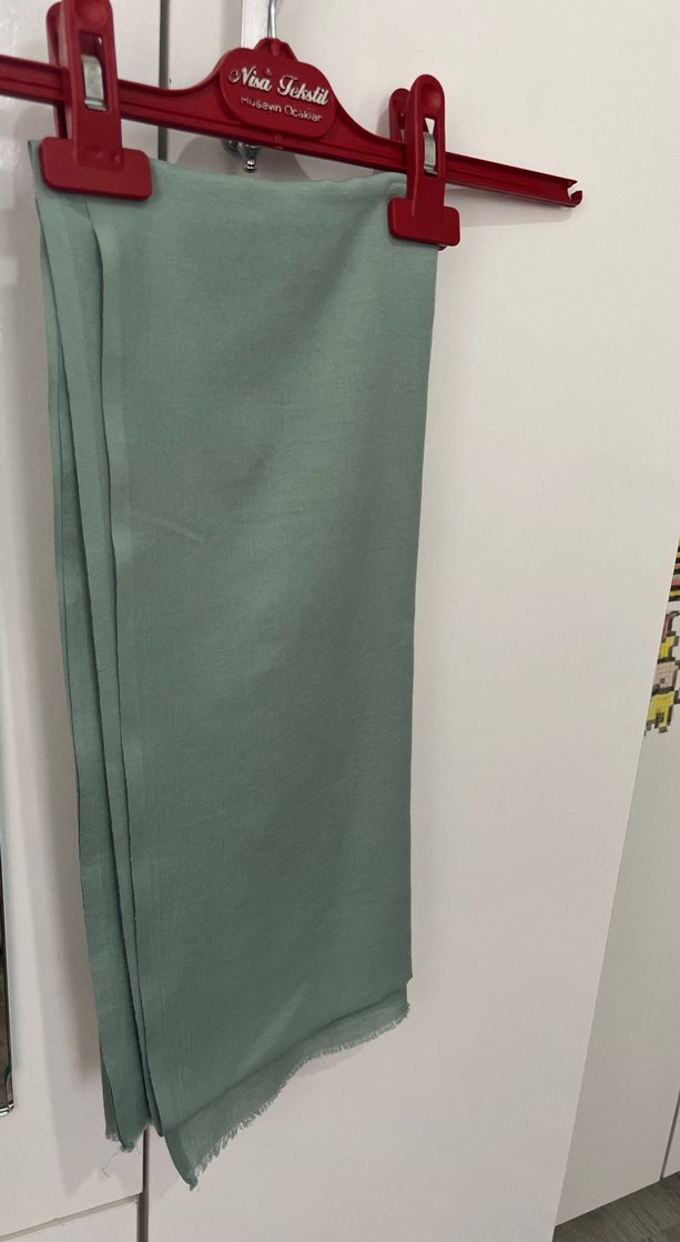 Kadın Drapeli Keten Görünümlü Basic Şal - Görsel 4