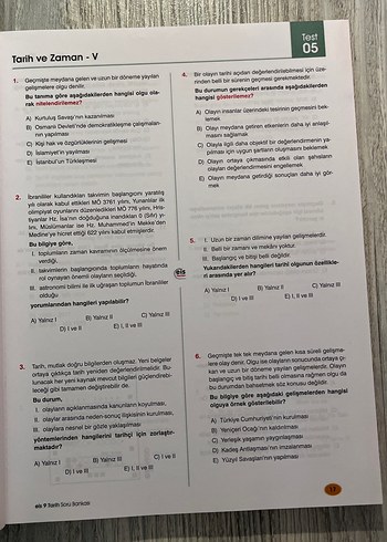 9. Sınıf Tarih Soru Bankası - EIS Yayınları - Görsel 3