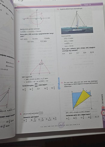 11. Sınıf Matematik Soru Bankası Full - Görsel 6