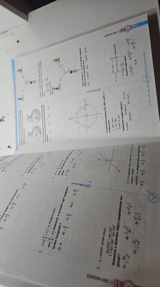 11. Sınıf Matematik Soru Bankası Full - Görsel 5