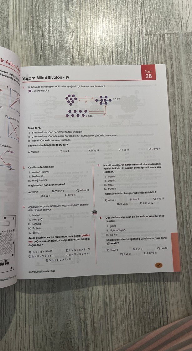 9. Sınıf Biyoloji Soru Bankası - EIS Yayınları - Görsel 4