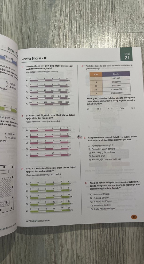 9. Sınıf Coğrafya Soru Bankası - EİS Yayınları - Görsel 5