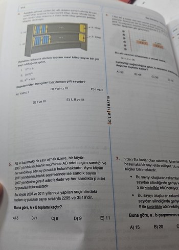 TYT Matematik Denemeleri - Yunus Karakuş - Görsel 5