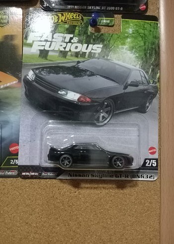 Siyah Nissan Skyline GT-R (BNR32) hot whells premium sıfır hasar