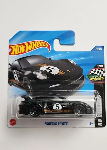 Hot Wheels Siyah Porsche 911 GT3 Oyuncak Araba