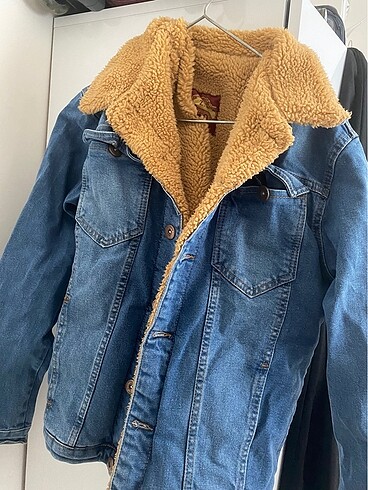 içi kürklü Kot/ denim ceket