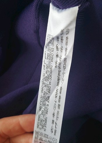 28 Beden mor Renk Mor Uzun Kollu triko Tulum