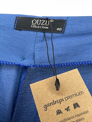 40 Beden lacivert Renk Quzu Düz Kesim %70 İndirimli.