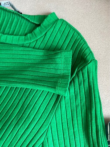 l Beden yeşil Renk Zara bluz