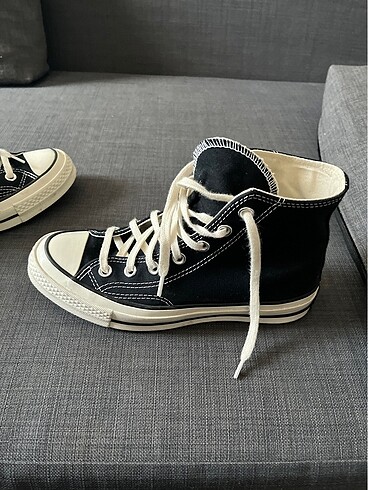 38 Beden siyah Renk Converse chuch 70 siyah 38 numara