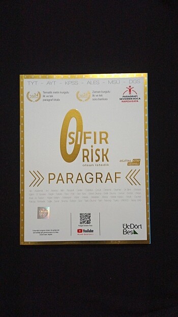 PARAGRAF SIFIR RİSK 2024