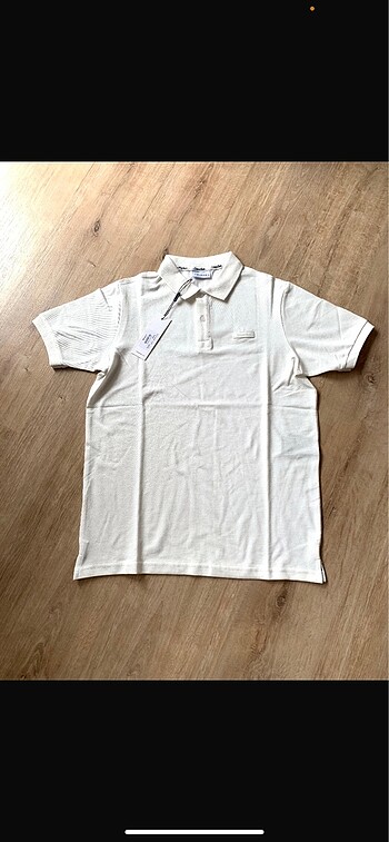 Calvin Klein beyaz polo yaka