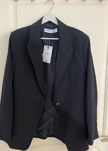 m Beden siyah Renk Bershka Basic Blazer