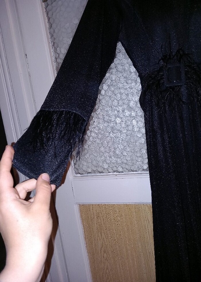 Kadın abiye siyah  - Görsel 2