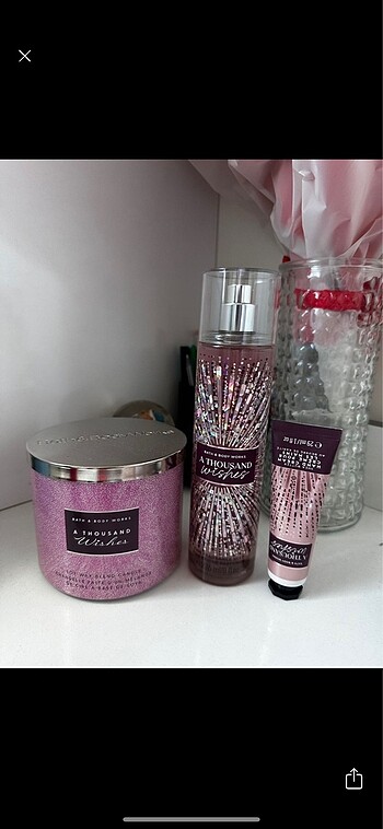 bath and body works set a thousand wishes