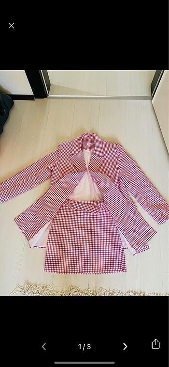Pembe çizgili takm