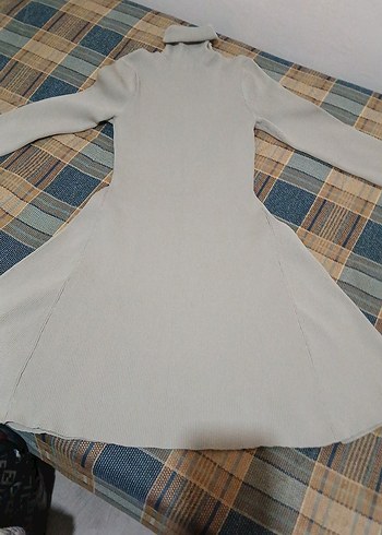 Uzun Kollu Balıkçı Yaka Elbise MUDO - Görsel 4