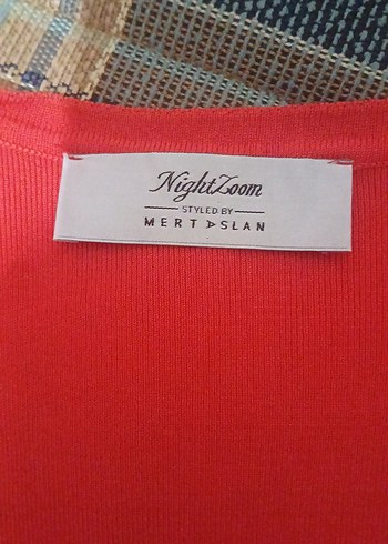 Düğmeli Kırmızı Kısa Kollu Kadın Triko Elbise - Görsel 9