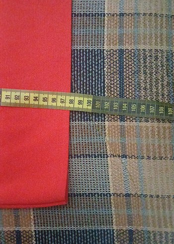 Düğmeli Kırmızı Kısa Kollu Kadın Triko Elbise - Görsel 6