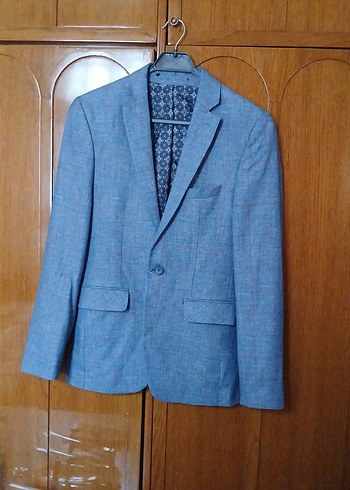 Mavi Erkek Ofis Takım Elbise Ceket - Görsel 2