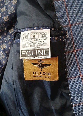 Mavi Erkek Ofis Takım Elbise Ceket - Görsel 9