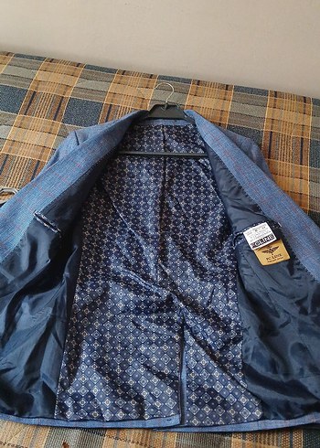 Mavi Erkek Ofis Takım Elbise Ceket - Görsel 4