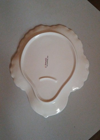 Çiçek Desenli Beyaz Porselen Tabak BERNARDO - Görsel 5