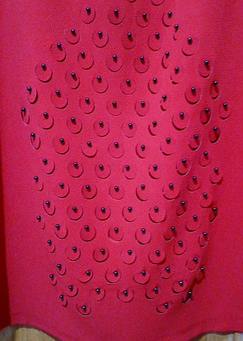 Kırmızı elbise G&C - Görsel 4