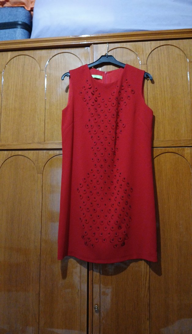 Kırmızı elbise G&C - Görsel 3