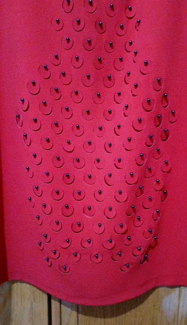 Kırmızı elbise G&C - Görsel 4