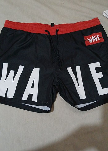 Siyah Baskılı Mini Erkek Şort - Görsel 2